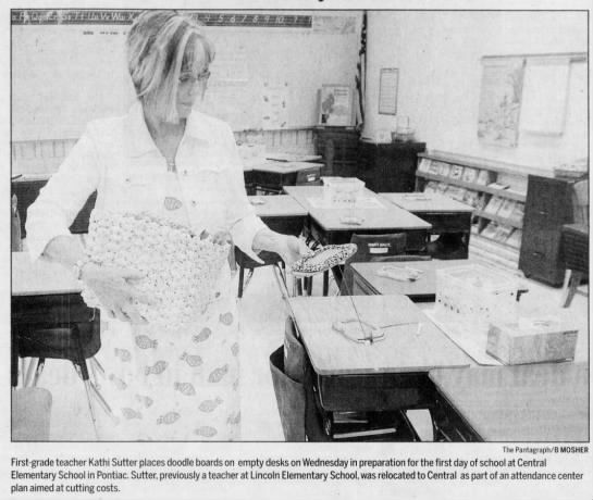 Preparing the classroom